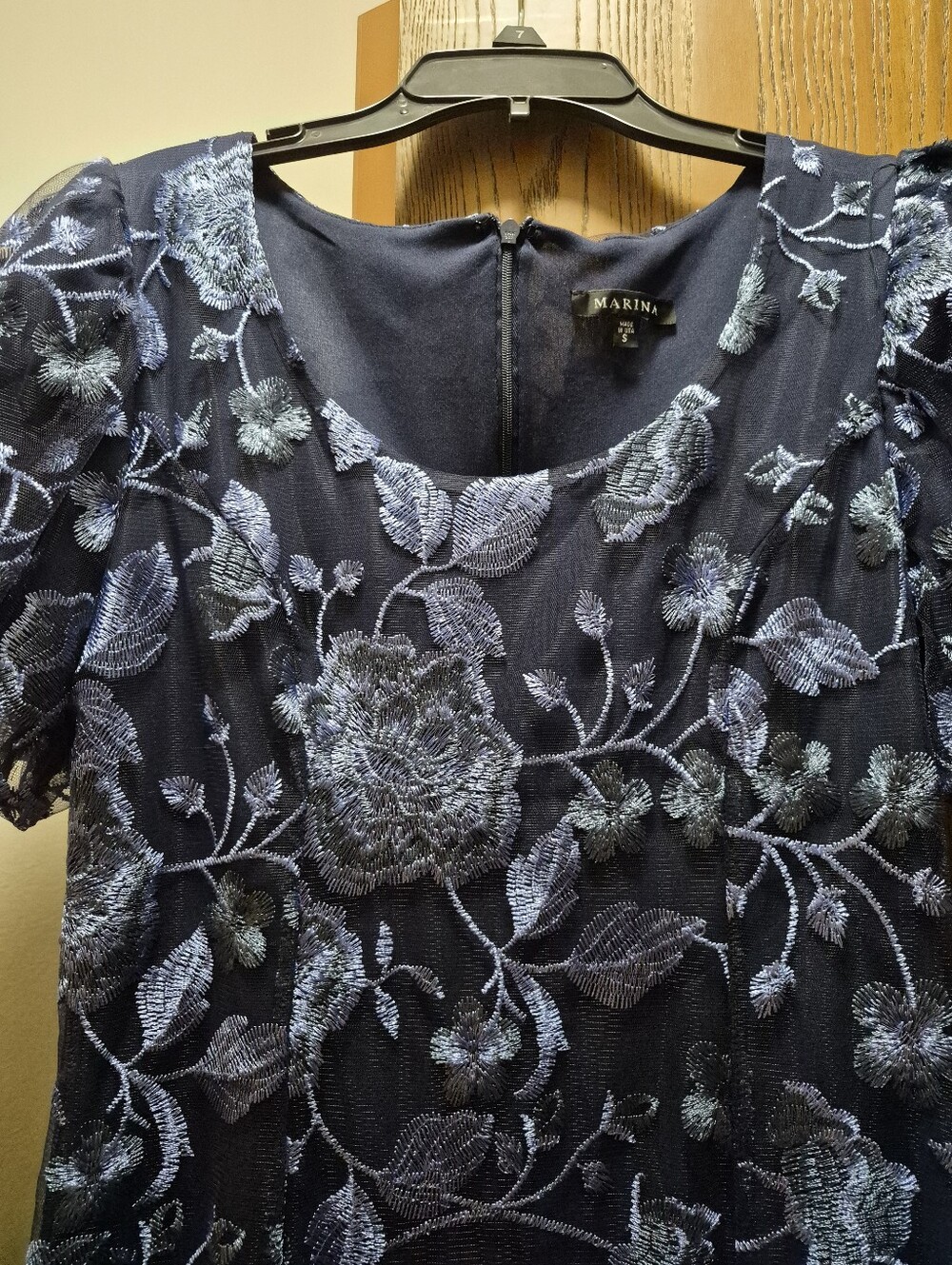 Marina msrp $149 Floral Embroidered Midi Dress - Picture 8 of 10